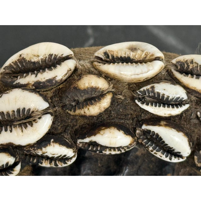 West African Dan Tribe Cowrie Shell Wood Mask For Sale - Image 10 of 12
