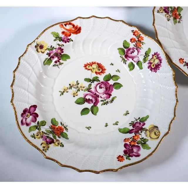 Antique Viennese Imperial Porcelain Plates, 1750, Set of 6 For Sale - Image 6 of 12