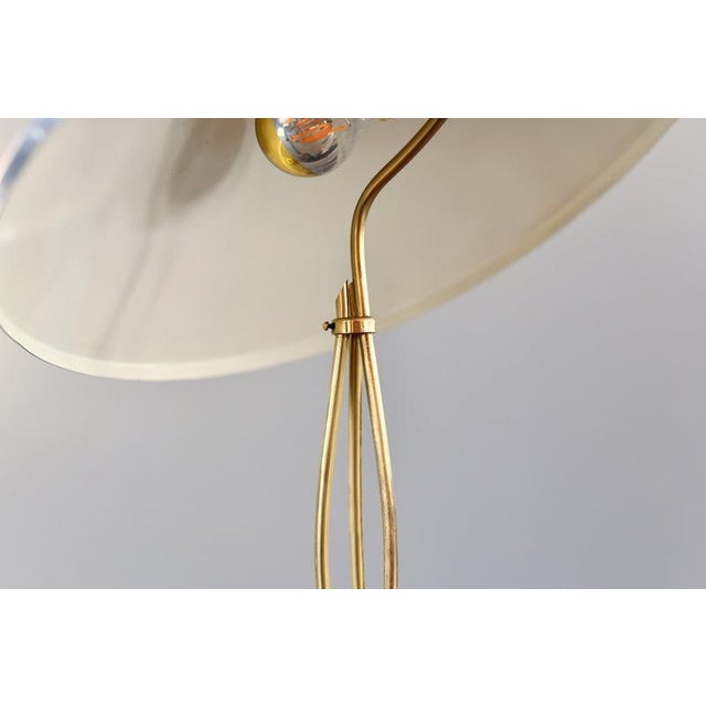 Gold Mid-Century Brass Table Lamp by Hala, 1950s For Sale - Image 8 of 12
