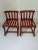 Custom Made Teak Chairs - a Pair For Sale - Image 4 of 13