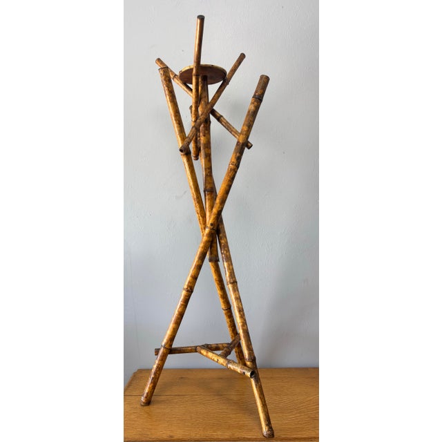 19th Century English Bamboo Plant or Jardiniere Stand For Sale In Naples, FL - Image 6 of 7