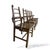 Brutalist Oak Dining Chairs, Set of 4 For Sale - Image 6 of 9