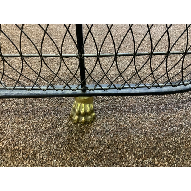 Black Mid 20th Century Fireplace Fender For Sale - Image 8 of 8