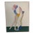 Large 1992 Alberto Labad Museum-Provenance Surrealist Painting, "Amantes" (Lovers) – 57" X 45" For Sale