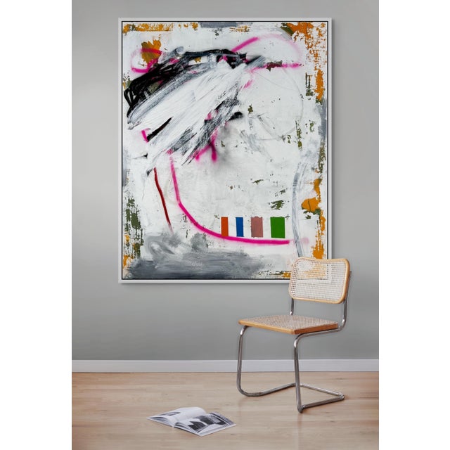 This artwork will be shipped flat within the US. If shipped outside of the US this work will be shipped rolled in a dent-...