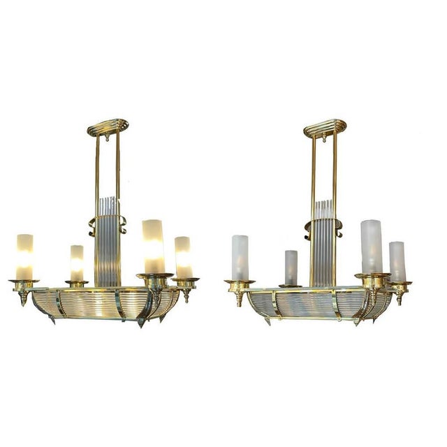 Art Déco Ceiling Lamp Petitot, 1930s For Sale - Image 3 of 15