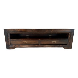 Late 20th Century Artefacto Wood Tv Entertainment Center For Sale