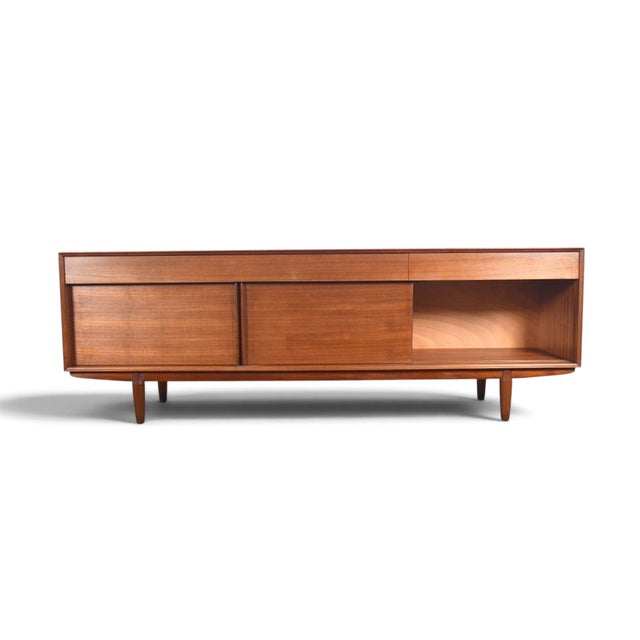 John Herbert Vintage John Herbert Low Teak Credenza, Attributed For Sale - Image 4 of 9