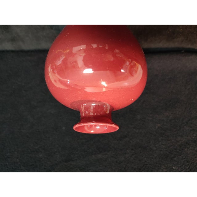 Ceramic Chinese Ceramic Vase,Kangxi Marked Red Glaze Porcelain Plum Vase For Sale - Image 7 of 11