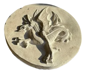 Plaster Dragon by Walter De Buck