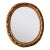 19th Century French Round Wooden Mirror For Sale