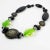 2000 - 2009 Angela Caputi Black and Green Resin Choker Necklace For Sale - Image 5 of 10
