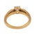 Cartier Vintage 0.50 Carat Diamond 18k Tricolor Gold Engagement Ring, Size 5.5 For Sale In Los Angeles - Image 6 of 6