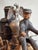 Large Vintage 21" Cast Iron 3-Horse Fire Pumper Wagon Toy - Utexiqual / Kenton Style For Sale - Image 18 of 18