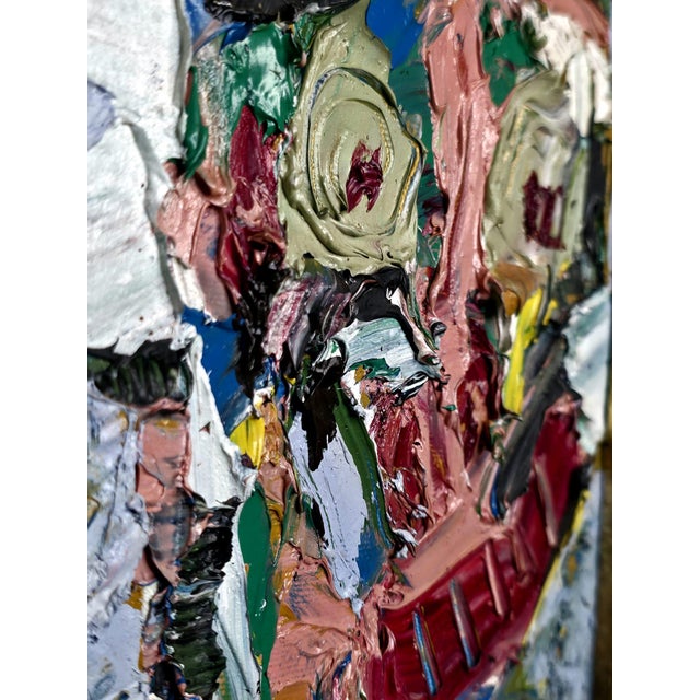 Vin Sculptras, Self-Portrait, 2016, Oil on Canvas, Framed For Sale - Image 3 of 8