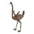 Vintage Bronze Benin Ostrich For Sale