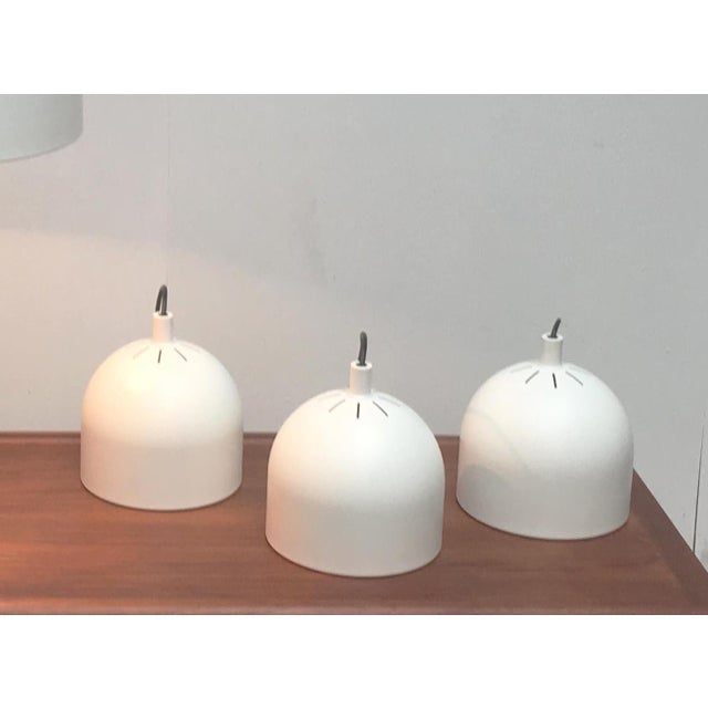Mid-Century German Space Age White Pendant Lamp from Staff Leuchten For Sale - Image 10 of 12