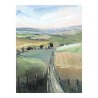 Miles Away - Rural Landscape Still Life Mixed Media Original Artwork by Jodi Miller For Sale