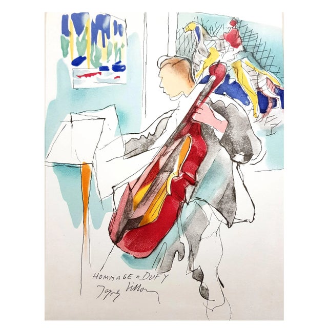 Jacques Villon (after) - Homage to Dufy - Lithograph 1965 For Sale