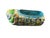 Chinoiserie Antique Chinoiserie Colorful Enamels on Brass Mini Shoe 3.5" W For Sale - Image 3 of 8