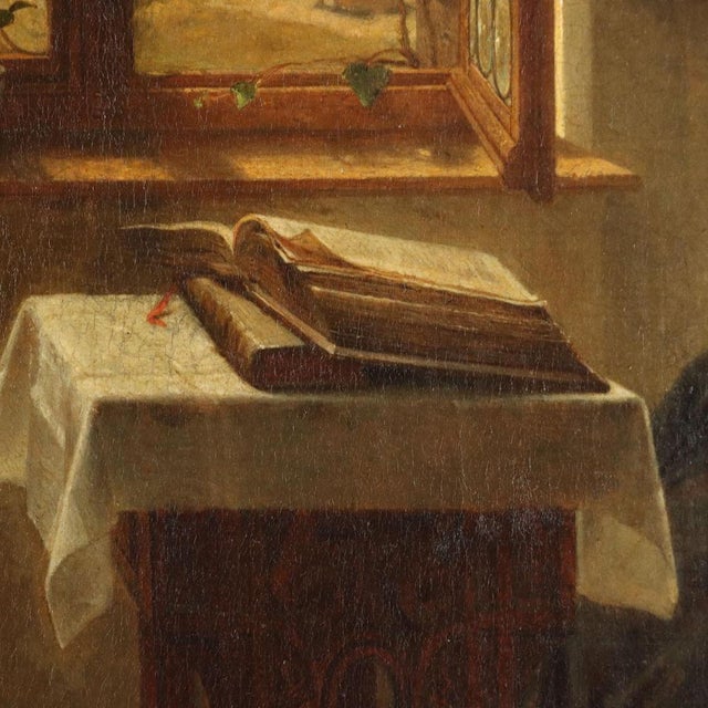 Augusto Friedrich Siegert, Figurative Scene, Oil on Canvas, Framed For Sale - Image 5 of 14