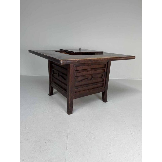 Japanese Hibachi Table, 1890s For Sale - Image 4 of 16