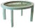 Ceramic and Maple Green Tea Table For Sale