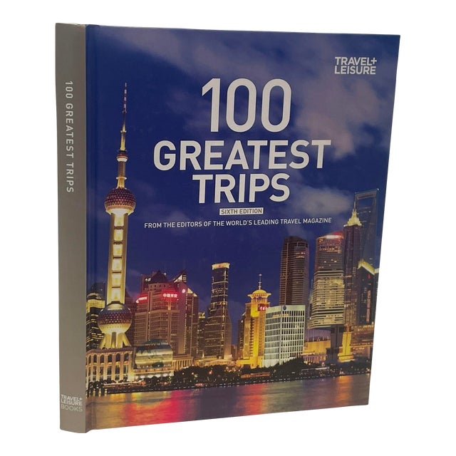 100 Greatest Trips by Travel and Leisure Hardcover Book For Sale