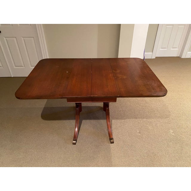 Vintage Mahogany Duncan Phyfe Style Drop Leaf Dining Table Chairish