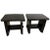 Brutal Style Live Edge Blackened Side Tables/ Benches For Sale - Image 11 of 11