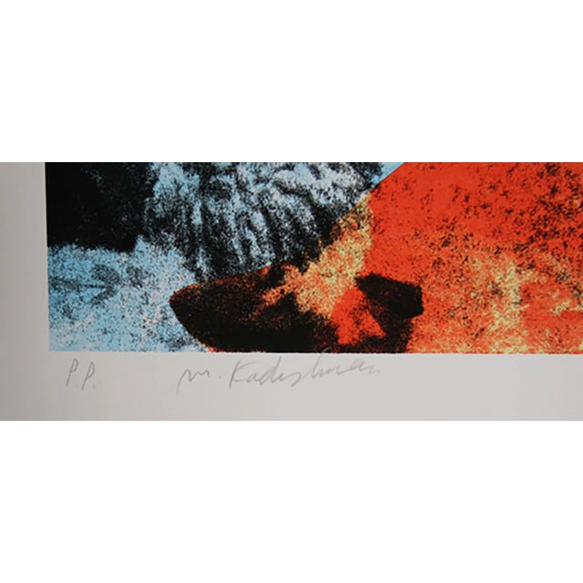 Pop Art Menashe Kadishman, Circle of Sheep, Serigraph For Sale - Image 3 of 4