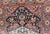 Ink Blue Persian Sarouk Faraghan Small Rug With Medallion Design Antique 3'6"x4'9" For Sale - Image 8 of 10