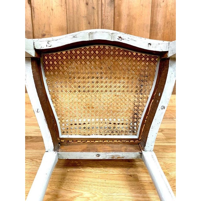 Set of Chair Louis XV in Wood & Cannage For Sale - Image 11 of 16