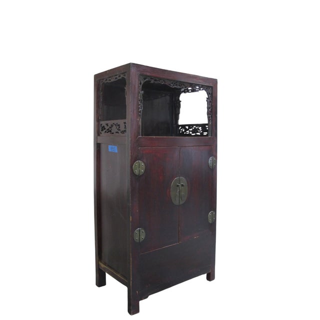 Chinese Antique Open-Shelf Display Cabinet For Sale - Image 3 of 13