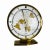 Gold World Time Table Clock from Kundo, 1960s For Sale - Image 8 of 8