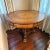 Wood Maitland Smith Brass Mounted Mahogany and Leather Drum Table For Sale - Image 7 of 12