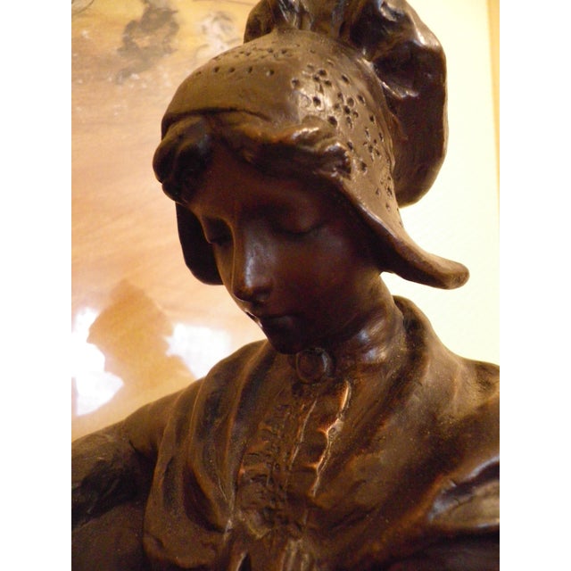 Large Sculpture of Water Carrier by Richard Aurili, Italy, 1800s-1900s For Sale - Image 14 of 17