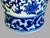 Late 20th Century Blue and White Chinoiserie Floor Vase For Sale - Image 5 of 8