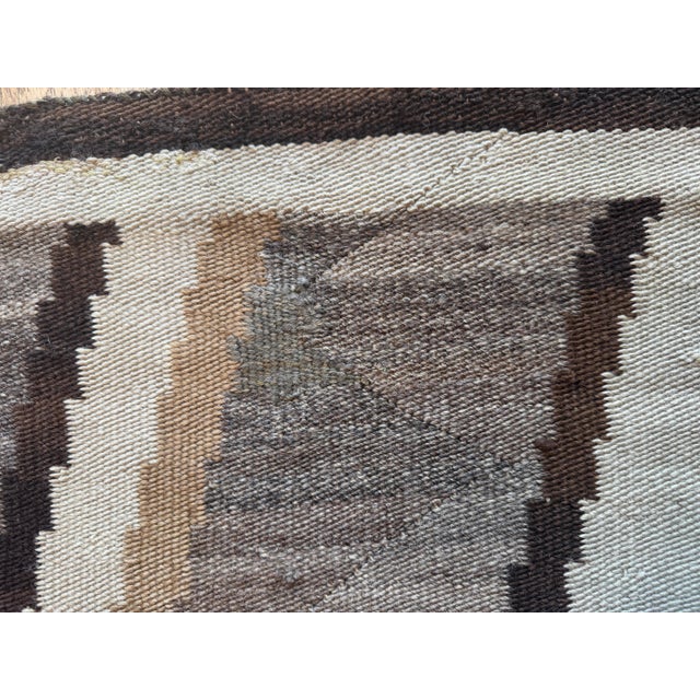 Paths of the Sacred Mountains Late 19th-Century Navajo Transitional Handmade Rug For Sale - Image 11 of 18