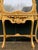 French Mid 20thC French Louis XVI Rococo Gold Console Table With Mirror - Set of 2 Pc For Sale - Image 3 of 11