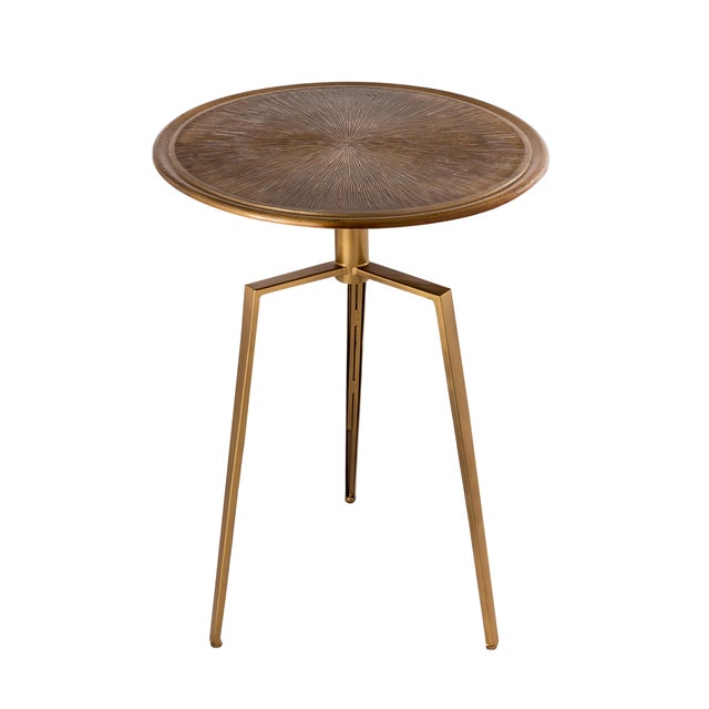 Pasargad Home Delos Side Table For Sale - Image 4 of 7