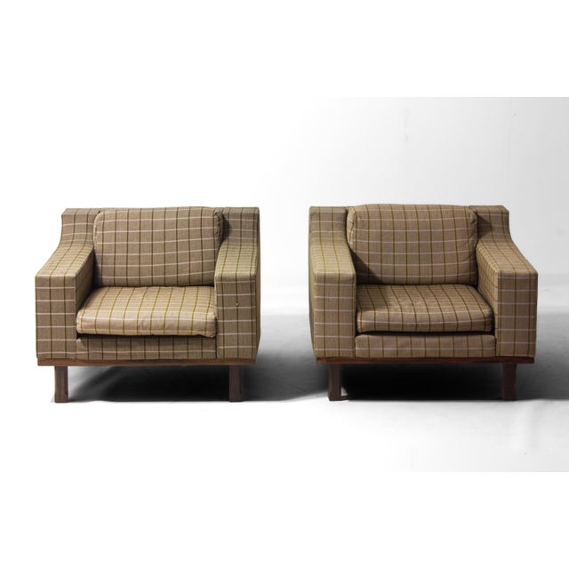 Mid-Century Modern Club Lounge Chairs by Dino Cavalli, 1970s, Set of 2 For Sale - Image 3 of 7