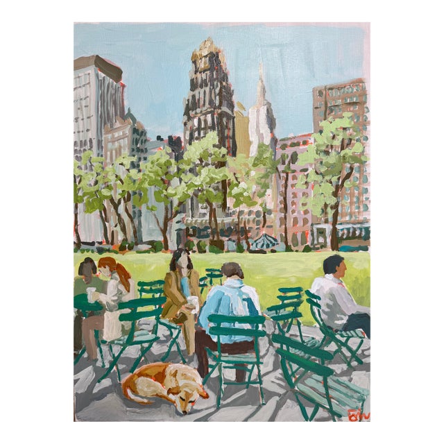 "Bryant Park Afternoons" Painting by Erin Tapp For Sale