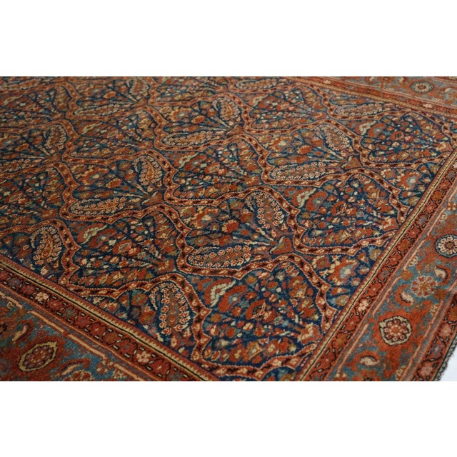 Textile Antique Malayer Rug 4'4'' x 6'6'' For Sale - Image 7 of 11