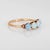 Victorian C1900 Antique Victorian 4 Opal Ring Sz 4.75 14k Yellow Gold Fine Vintage Jewelry For Sale - Image 3 of 7