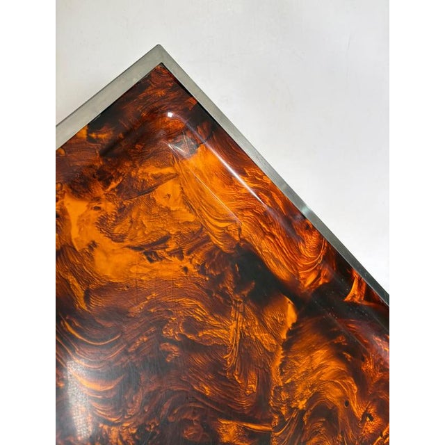 Metal and Faux Effect Tray, France, 1970s For Sale - Image 6 of 14