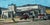 Waiting for Business by Clyde Steadman | Oil on panel Painting of a gas station with vehicles. For Sale