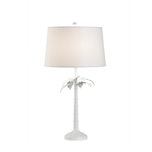 Meg Braff for Wildwood Palma Table Lamp, White For Sale