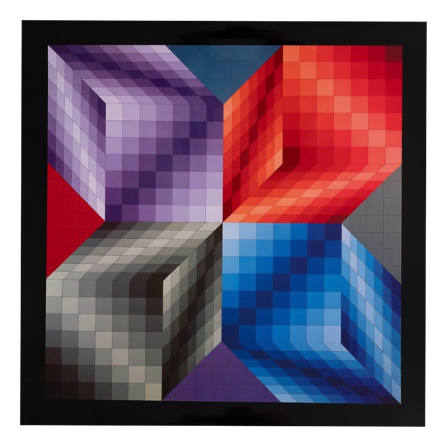 Victor Vasarely, KUB STRI, Photogravure For Sale