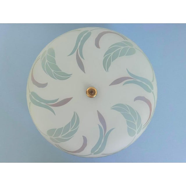 1940s Leafy Ceiling Light For Sale - Image 10 of 16